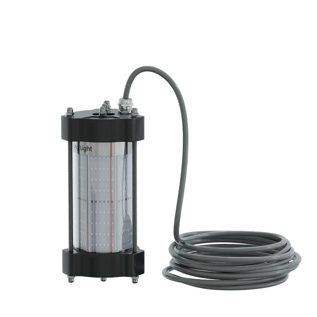24V underwater LED fishing light (F-UAO1-200W) with cable